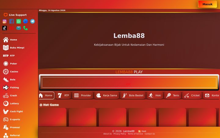 Screenshot of lemba88.org