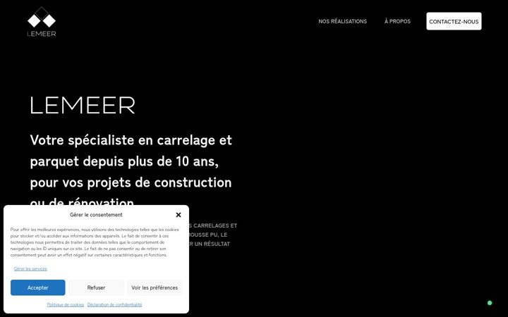 Screenshot of lemeer.be