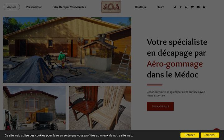 Screenshot of lemenuisierquidecape.fr