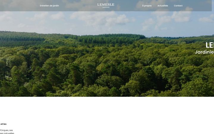 Screenshot of lemeslejardins.fr