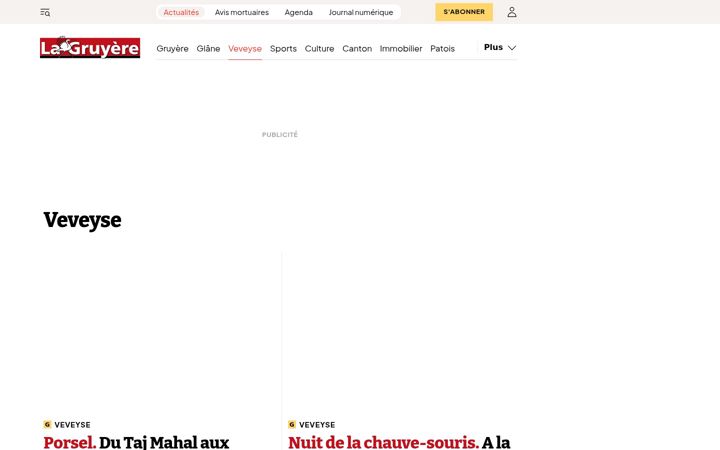 Screenshot of lemessager.ch