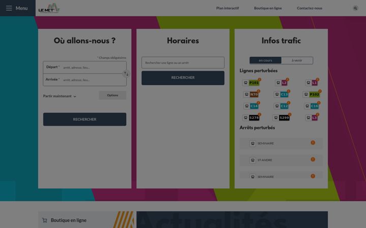 Screenshot of lemet.fr