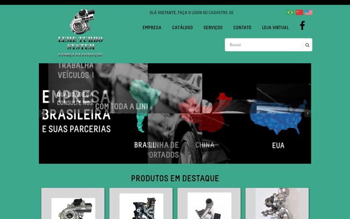 Screenshot of lemeturbosystem.com.br