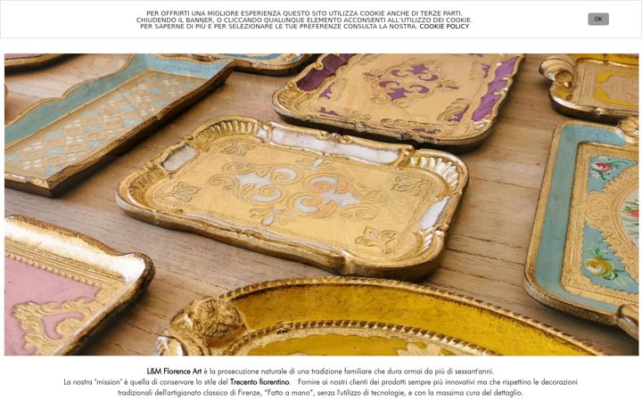 Screenshot of lemflorenceart.com