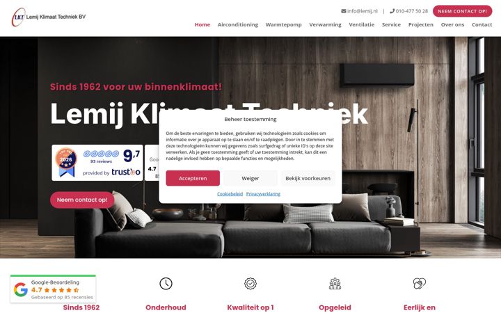 Screenshot of lemij.nl