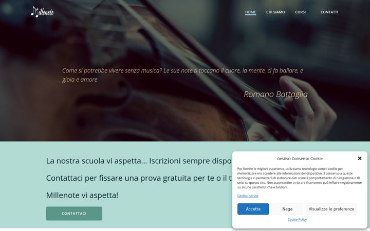 Screenshot of lemillenote.it