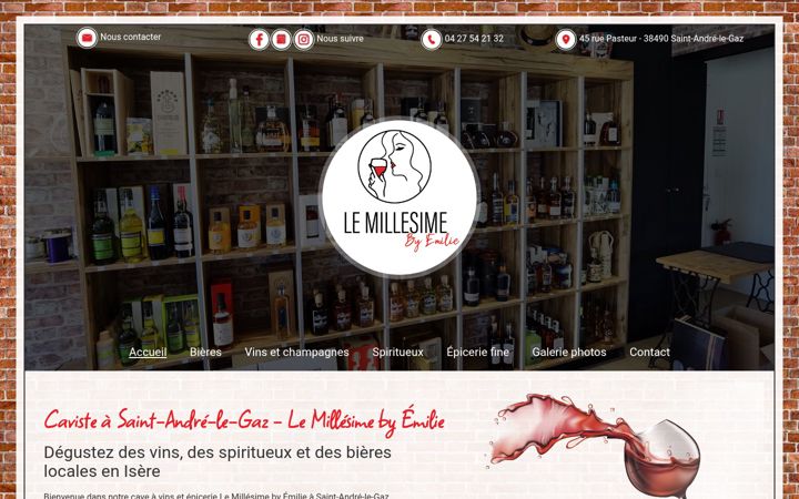 Screenshot of lemillesime-byemilie.fr