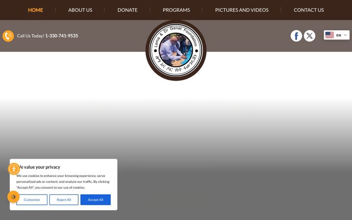 Screenshot of lemmaanddrguenetfoundation.org