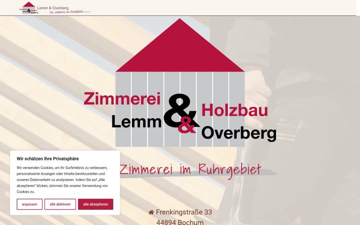 Screenshot of lemmoverberg.de