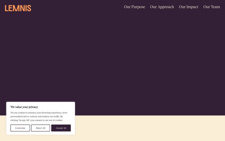 Screenshot of lemnis.org