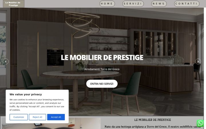Screenshot of lemobilierdeprestige.it