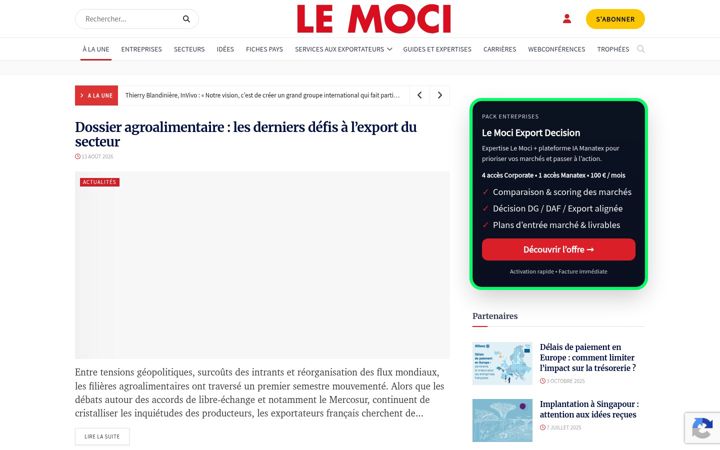 Screenshot of lemoci.com