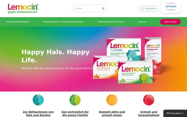 Screenshot of lemocin.de