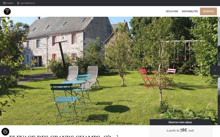 Screenshot of lemodernenauvergne.com