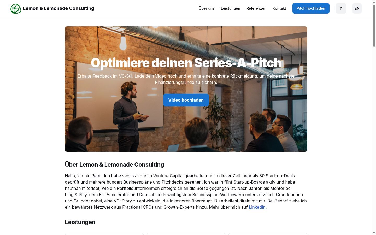 Screenshot des Einwilligungsbanners vor jeglicher Interaktion