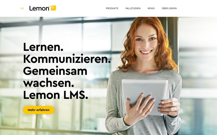 Screenshot of lemon-mobile-learning.com