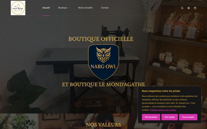 Screenshot of lemondagathe.fr