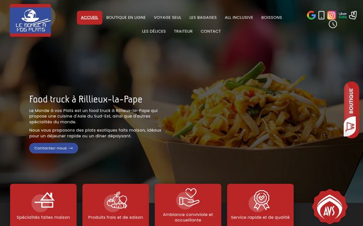 Screenshot of lemondeavosplats.fr