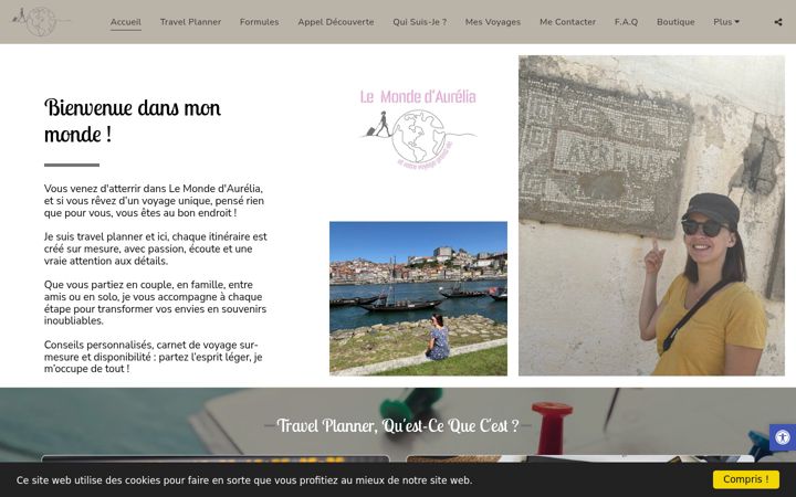 Screenshot of lemondedaurelia.fr