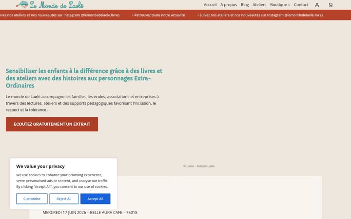 Screenshot of lemondedelaole.com