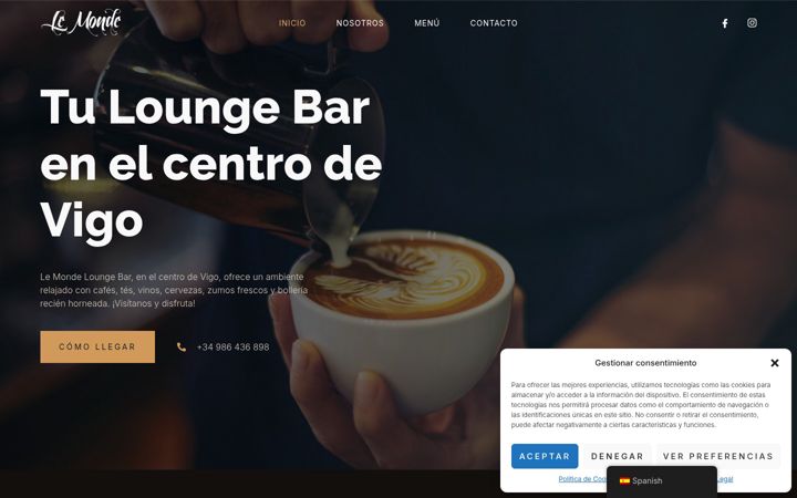 Screenshot of lemondevigo.es