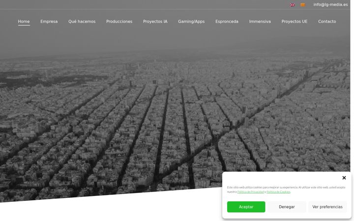 Screenshot of lemongrass-media.com