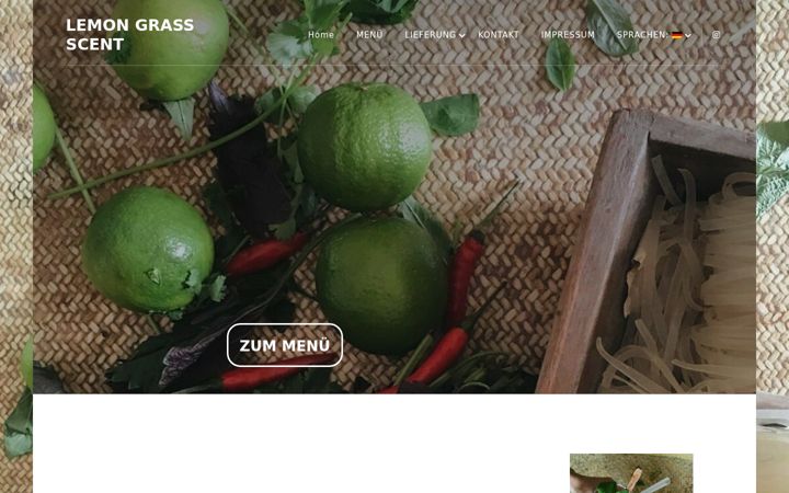 Screenshot of lemongrass-scent.de
