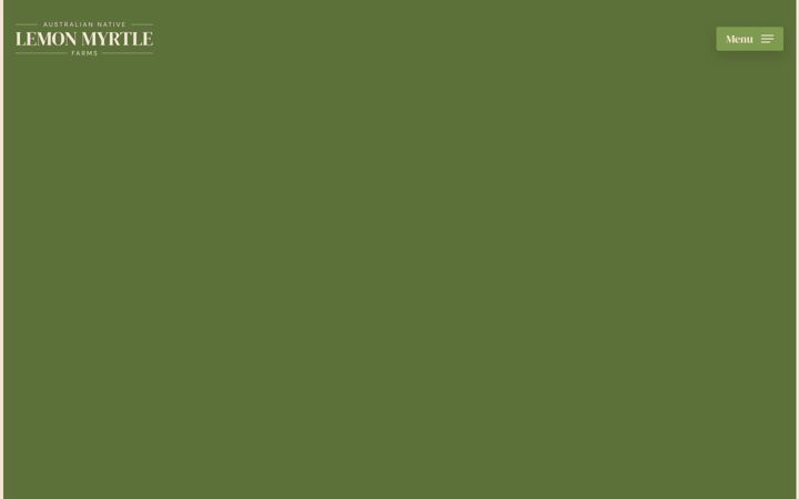 Screenshot of lemonmyrtlefarms.com.au