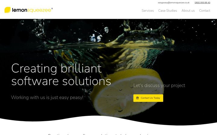 Screenshot of lemonsqueezee.co.uk