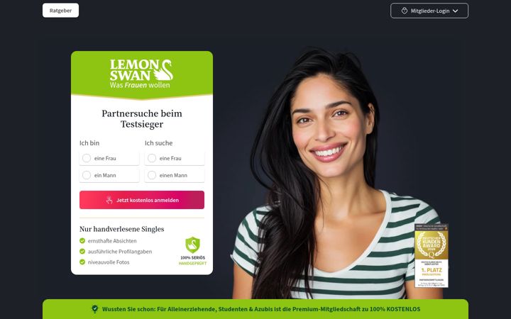 Screenshot of lemonswan.de