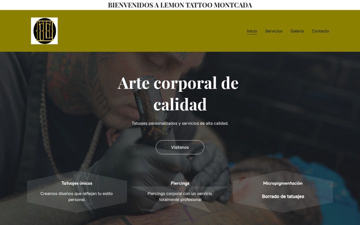 Screenshot of lemontattoomontcada.es