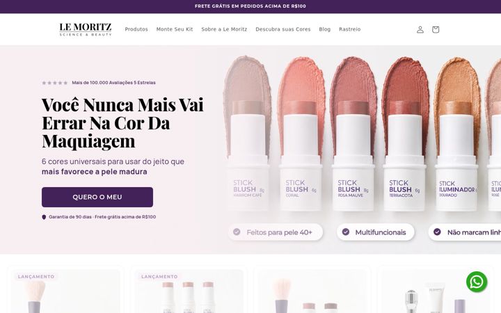 Screenshot of lemoritz.com.br