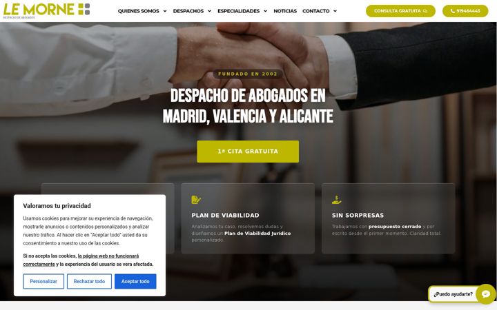 Screenshot of lemornebrabant.com