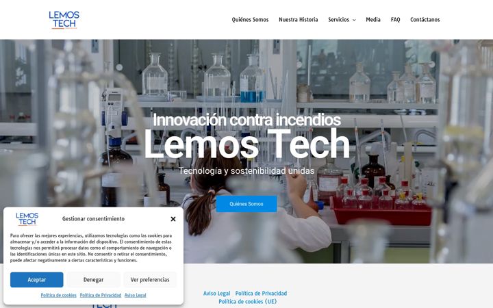 Screenshot of lemostech.com