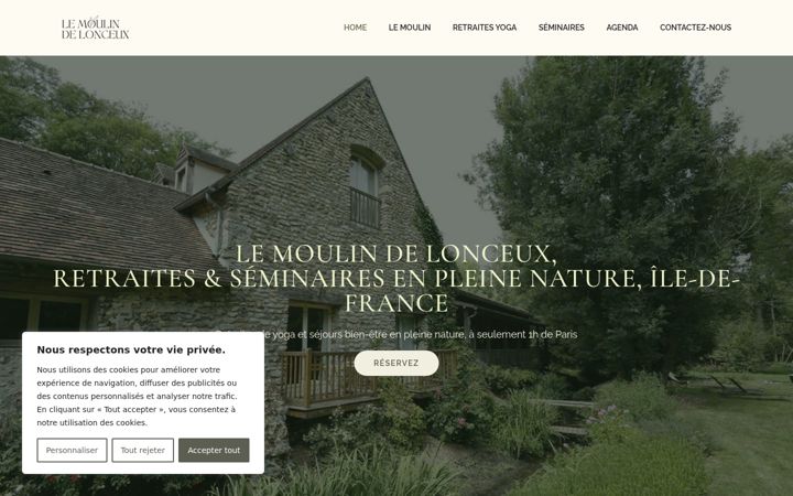 Screenshot of lemoulindelonceux.com