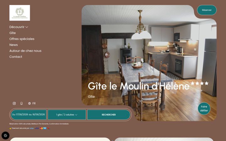 Screenshot of lemoulinhelene.fr