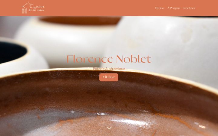 Screenshot of lempreinte-de-la-main.com