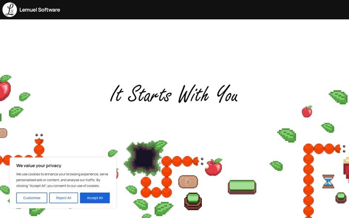 Screenshot of lemuelsoftware.com