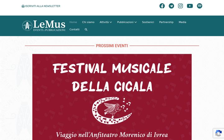 Screenshot of lemusedizioni.com