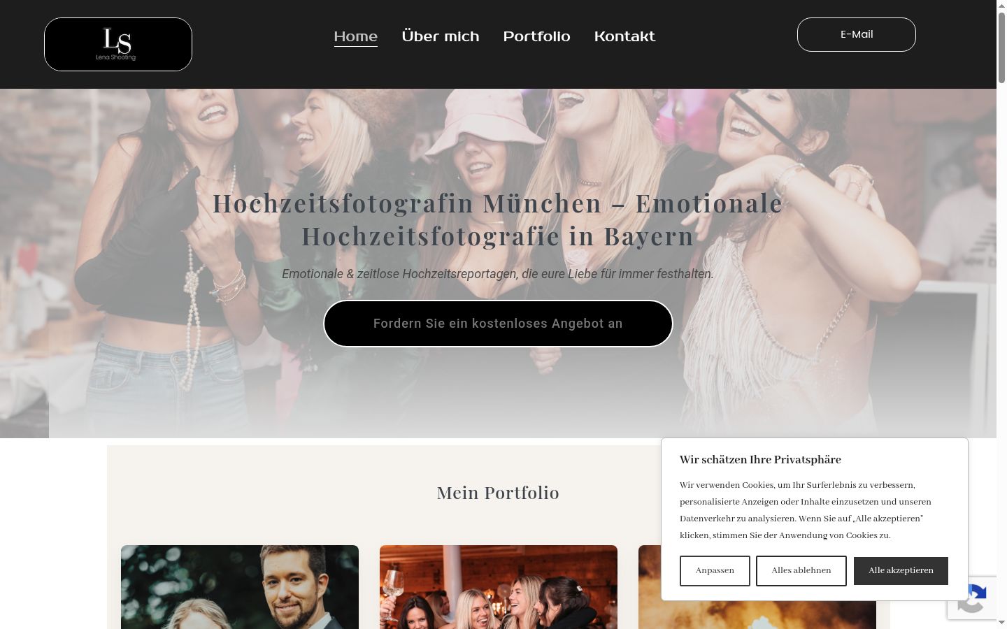 Screenshot van de toestemmingsbanner zoals getoond vóór enige interactie