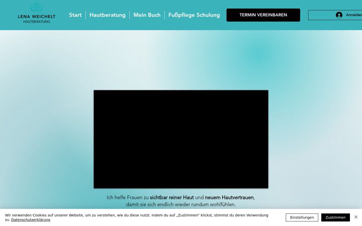 Screenshot of lena-weichelt.com