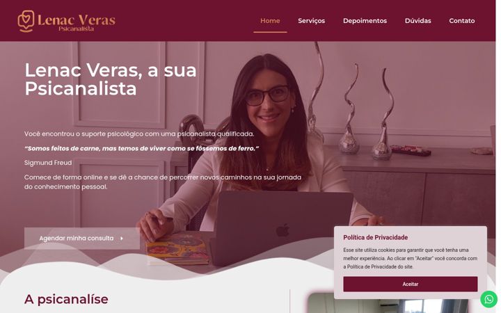 Screenshot of lenacveras.com