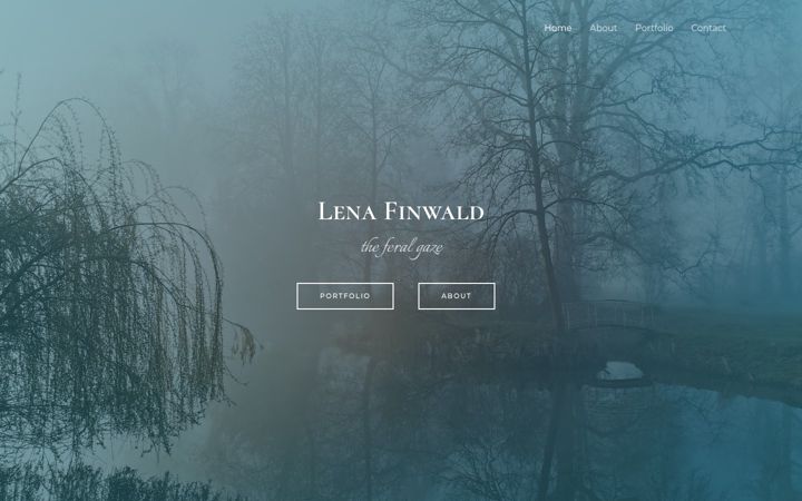 Screenshot of lenafinwald.de