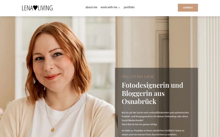 Screenshot of lenaliving.de
