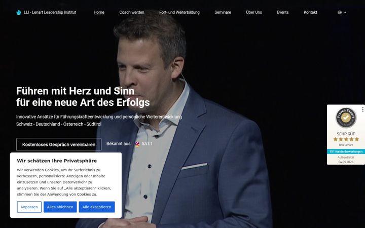 Screenshot of lenart.com