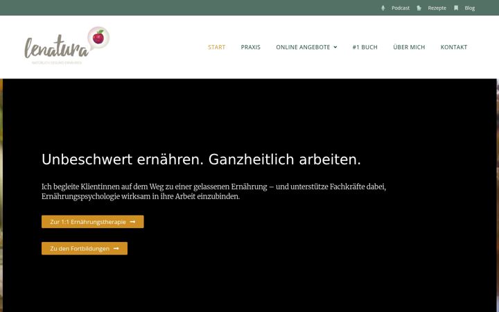 Screenshot of lenatura.de