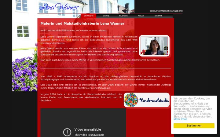 Screenshot of lenawanner.de