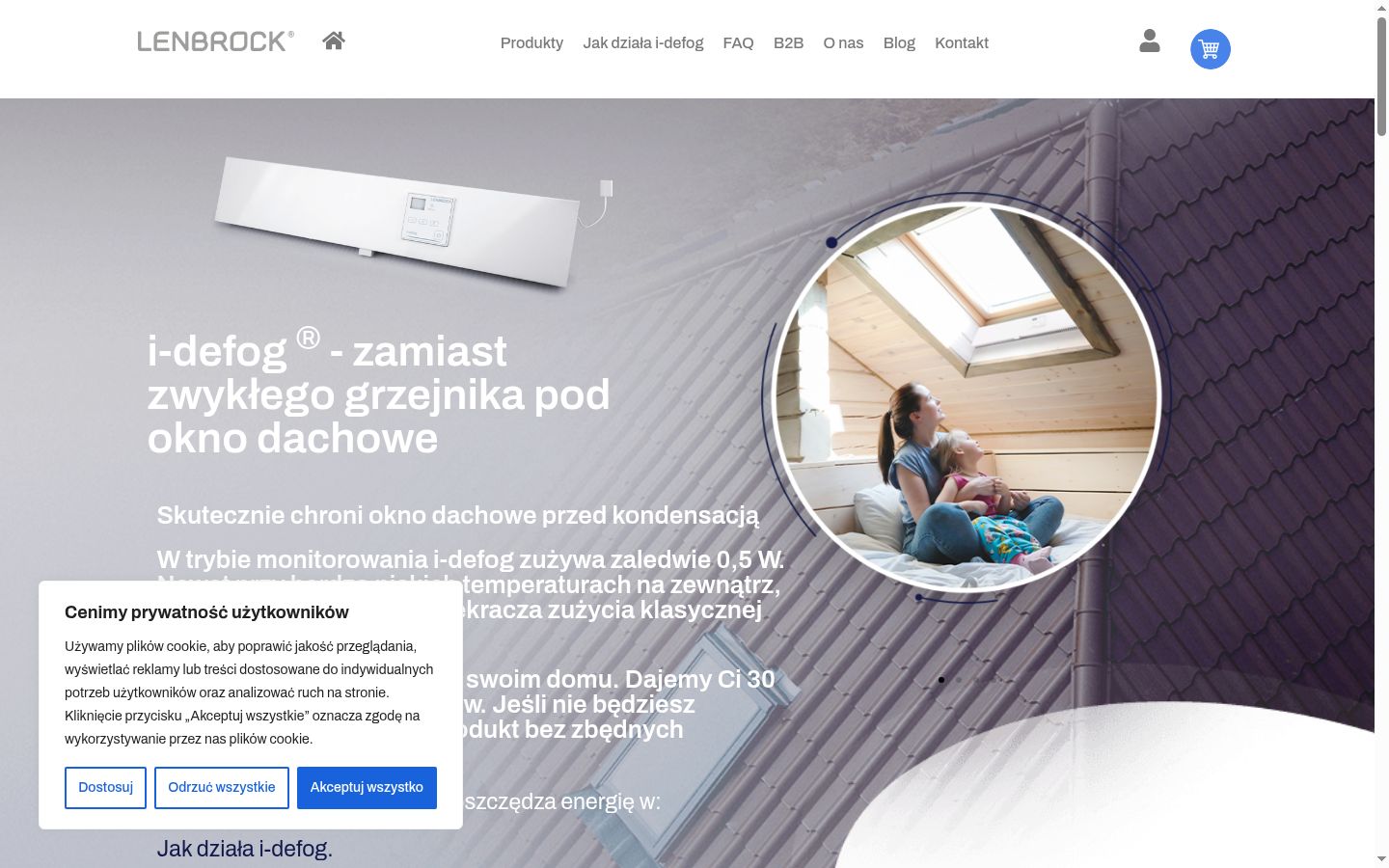 Screenshot van de toestemmingsbanner zoals getoond vóór enige interactie