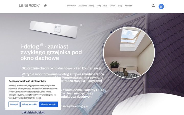 Screenshot of lenbrock.com