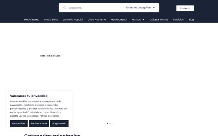 Screenshot of lenceriatua.es